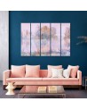 Lake view - 5-piece canvas painting | FEEBY