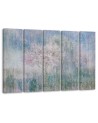 Tree in a meadow abstract - Wall art painting for living room | FEEBY