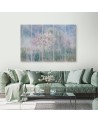 Tree in a meadow abstract - Wall art painting for living room | FEEBY