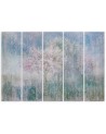 Tree in a meadow abstract - Wall art painting for living room | FEEBY