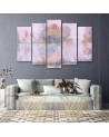 Lake view - 5-piece canvas painting | FEEBY