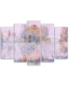 Lake view - 5-piece canvas painting | FEEBY