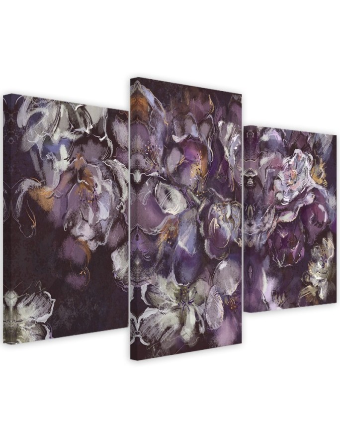 Iris flower - Bedroom canvas print | FEEBY