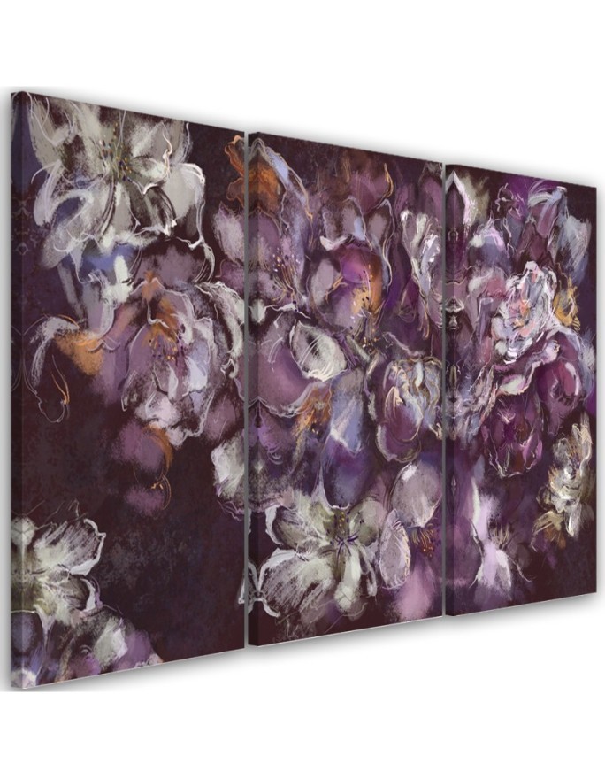 Iris flower - Bedroom canvas painting | FEEBY