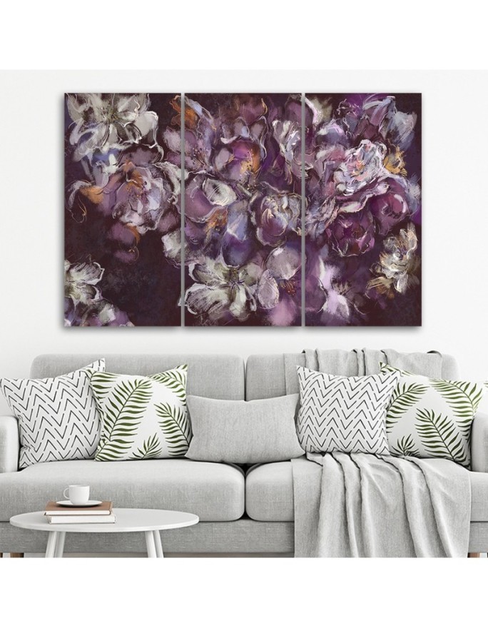 Iris flower - Bedroom canvas painting | FEEBY