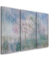 Flowering tree in a meadow old and dirty - Canvas print for bedroom | FEEBY