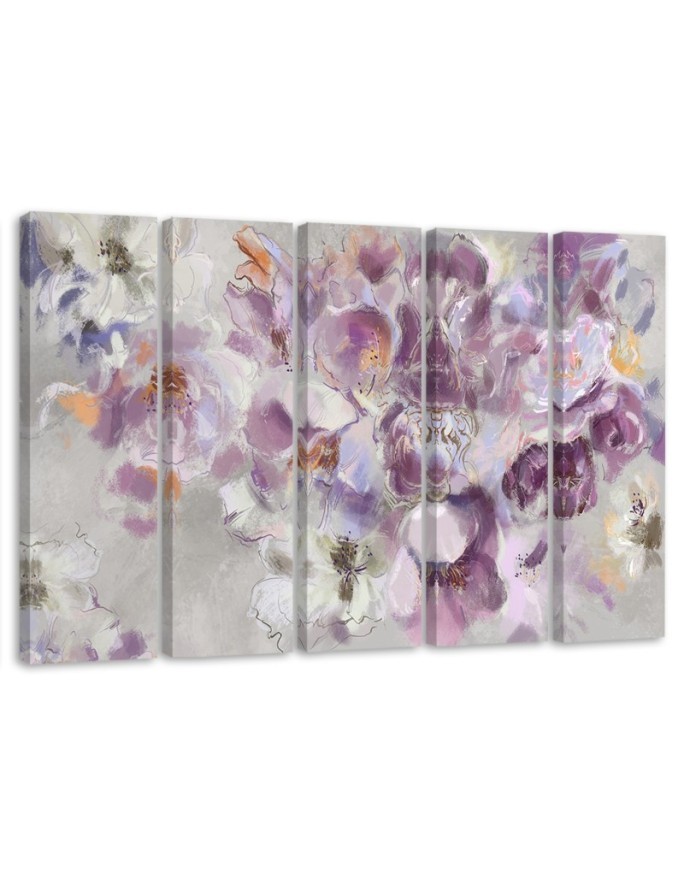 Iris flower - Canvas wall art painting | FEEBY