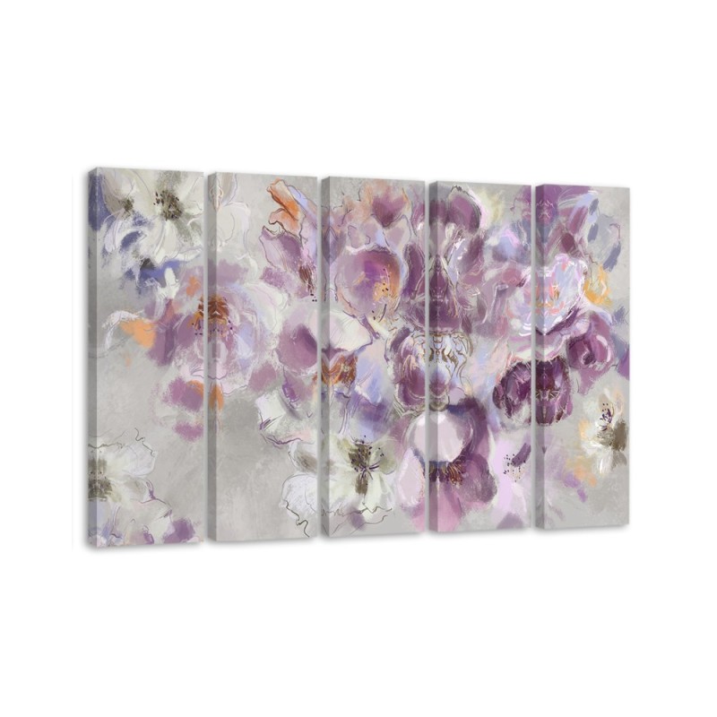Iris flower - Canvas wall art painting | FEEBY