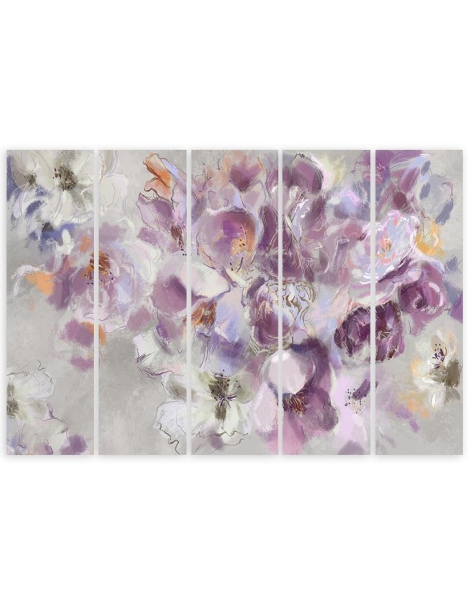 Iris flower - Canvas wall art painting | FEEBY