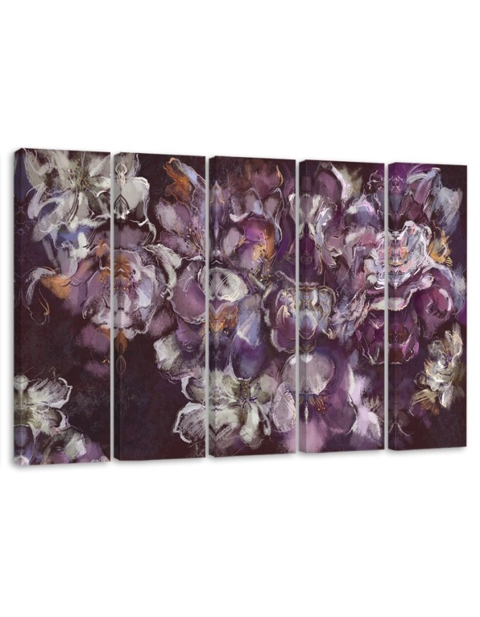 Iris flower - Canvas wall art painting | FEEBY