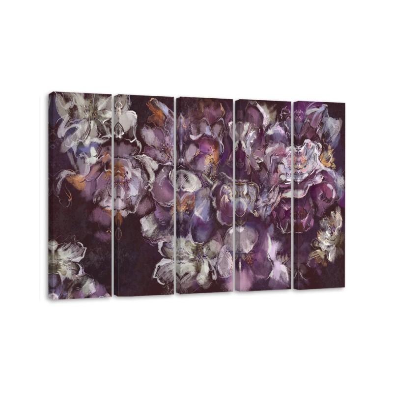 Iris flower - Canvas wall art painting | FEEBY
