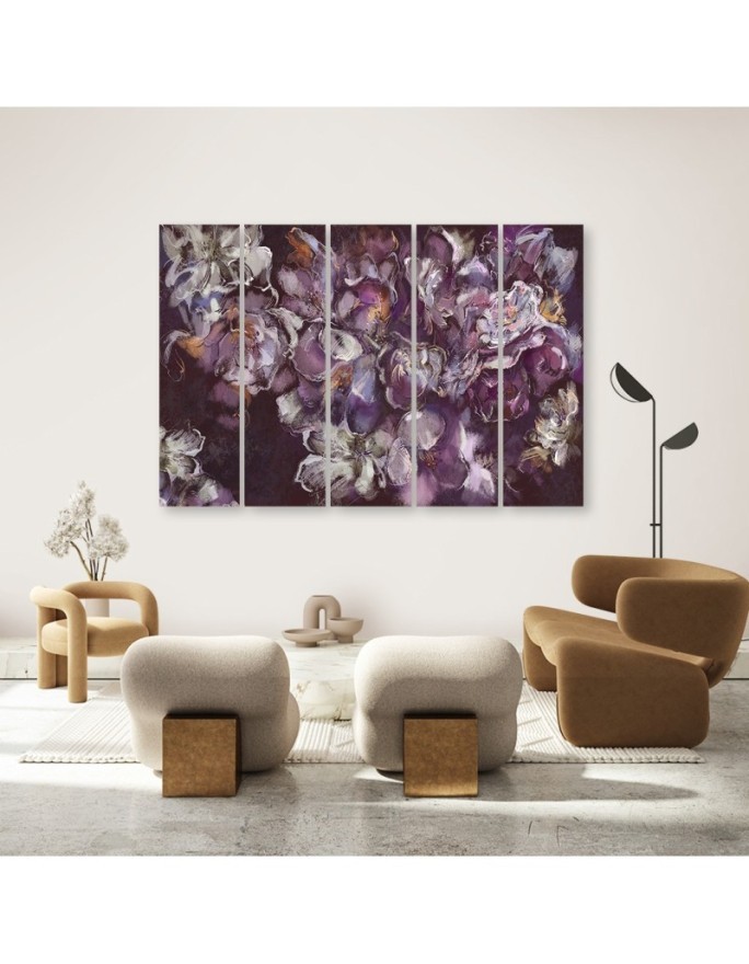 Iris flower - Canvas wall art painting | FEEBY