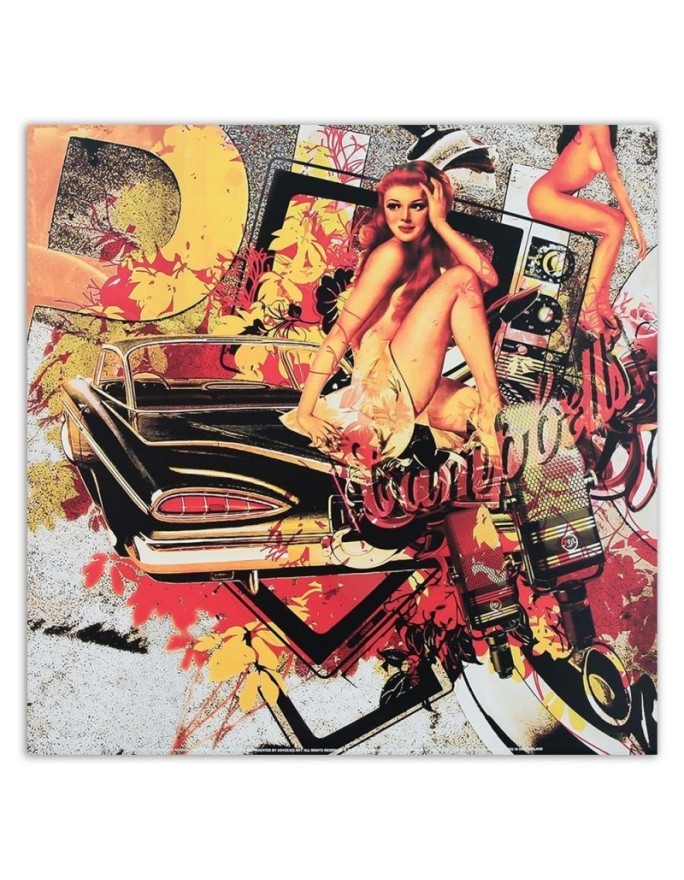 Woman Pop art Collage - Living room Canvas painting | FEEBY