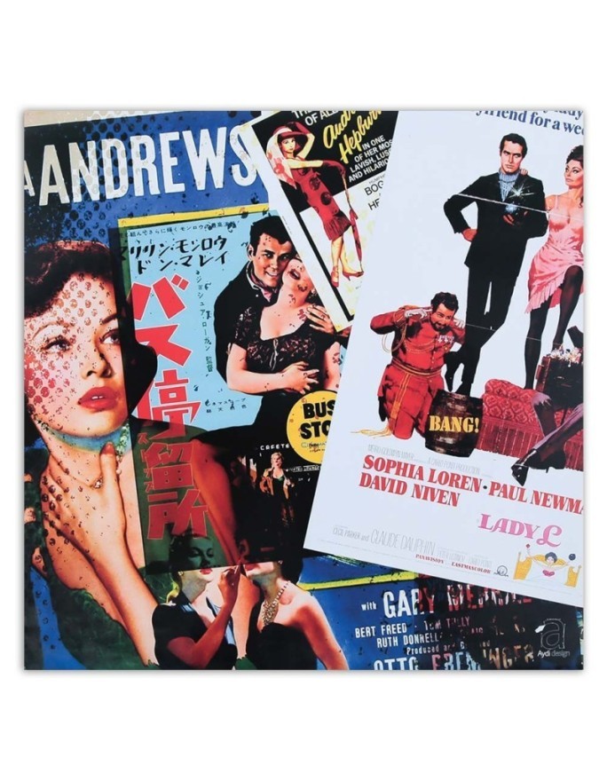 Stack of colourful magazines - Canvas prints for living room | FEEBY