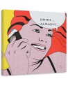 Cartoon pop art - Canvas prints for retro living room | FEEBY