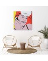 Cartoon pop art - Canvas prints for retro living room | FEEBY