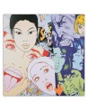 Faces of women pop art - Canvas prints for retro living room | FEEBY