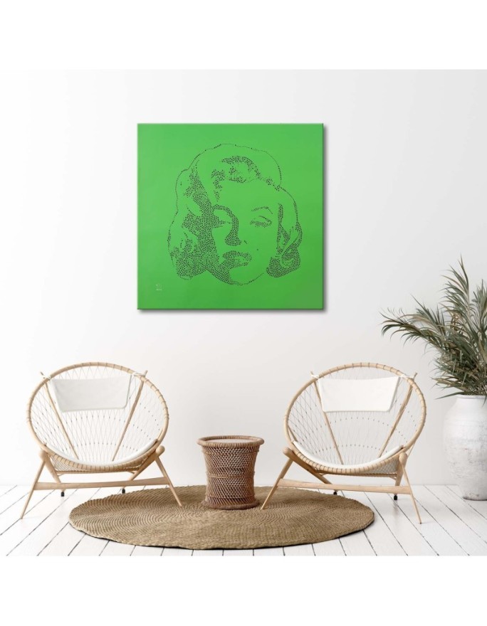Marilyn Monroe - Canvas prints with famous people | FEEBY