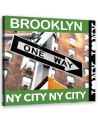 Brooklyn collage - Canvas prints for the living room | FEEBY