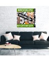 Brooklyn collage - Canvas prints for the living room | FEEBY