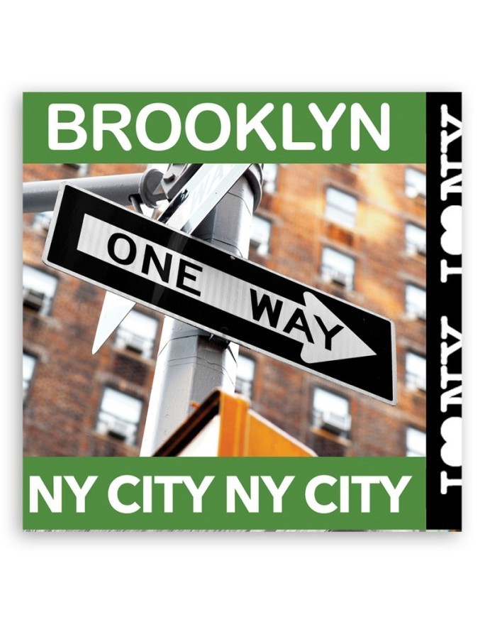 Brooklyn collage - Canvas prints for the living room | FEEBY