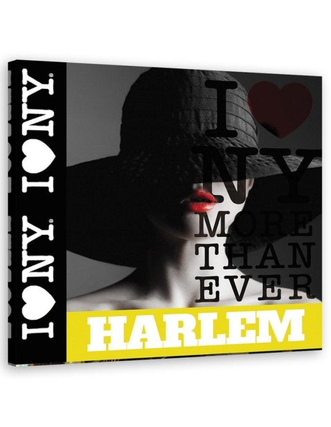 New York Woman Pop art. Printed Canvas prints for the living room | FEEBY
