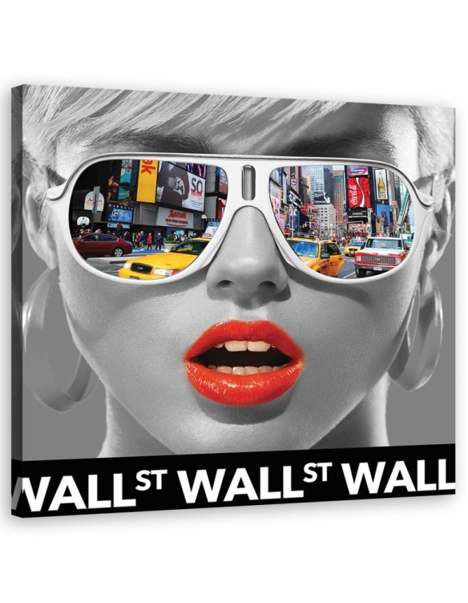 New York woman pop art - Printed painting. Buy now| | FEEBY