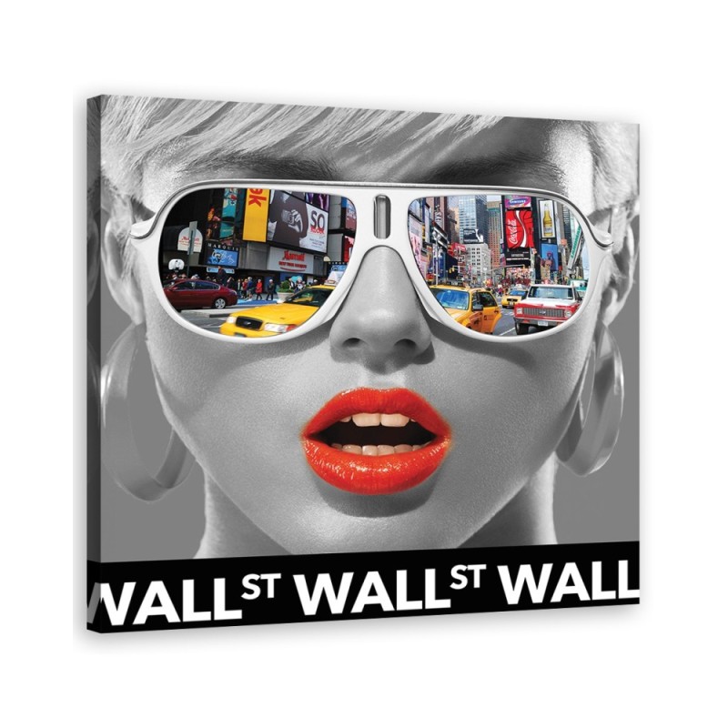 New York woman pop art - Printed painting. Buy now| | FEEBY
