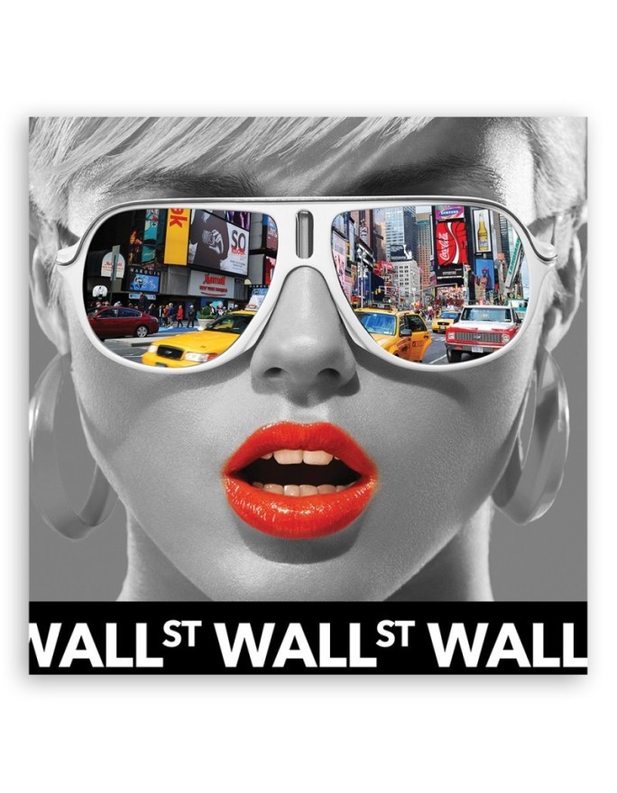 New York woman pop art - Printed painting. Buy now| | FEEBY