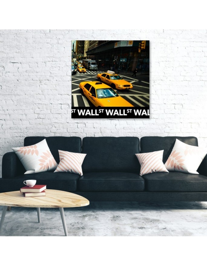 New York yellow taxi pop art - Wall painting for bedroom | FEEBY