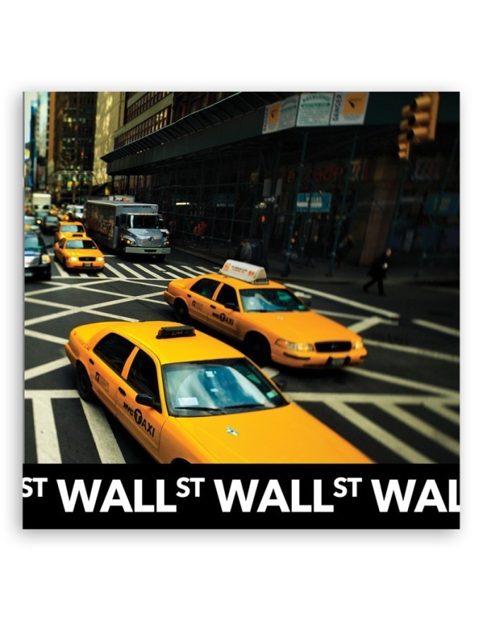 New York yellow taxi pop art - Wall painting for bedroom | FEEBY