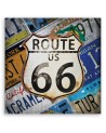 Route 66 Colourful - Wall painting for the bedroom | FEEBY