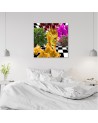 Colourful tiger - Modern wall art painting | FEEBY