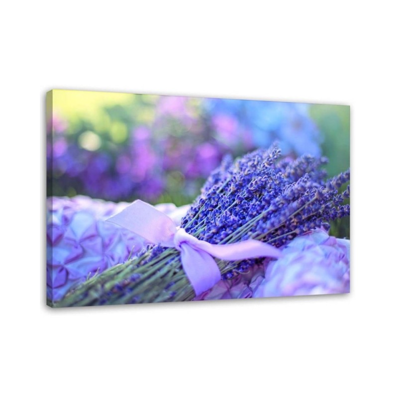 Lavender flower - Modern Canvas painting for living room | FEEBY