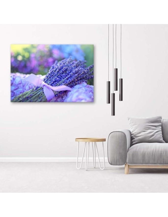 Lavender flower - Modern Canvas painting for living room | FEEBY