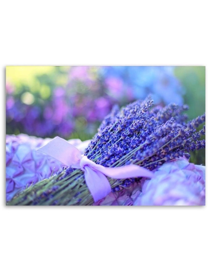 Lavender flower - Modern Canvas painting for living room | FEEBY