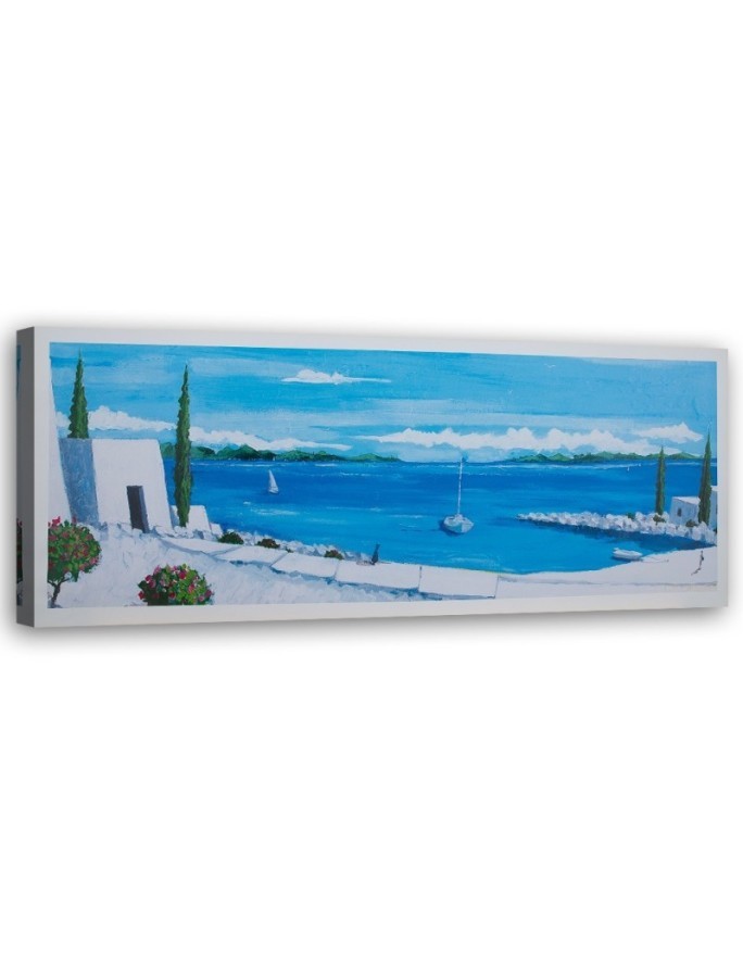 Beautiful view of the bay - Modern canvas painting for the living room | FEEBY