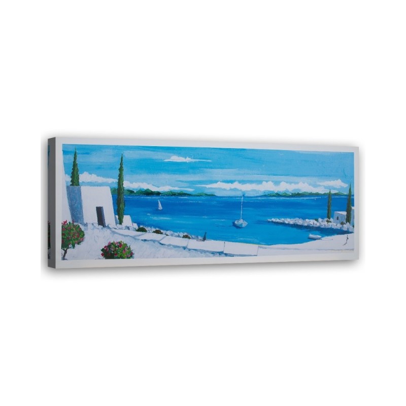 Beautiful view of the bay - Modern canvas painting for the living room | FEEBY