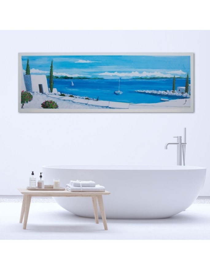 Beautiful view of the bay - Modern canvas painting for the living room | FEEBY