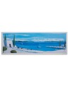 Beautiful view of the bay - Modern canvas painting for the living room | FEEBY