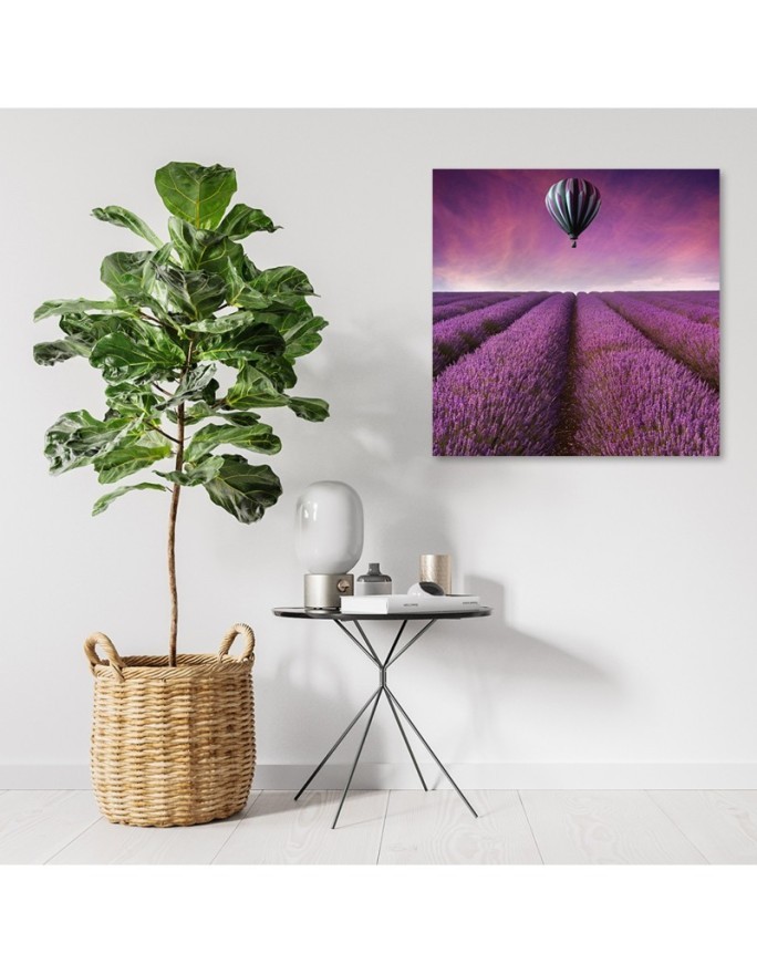 Lavender field landscape - Printed Canvas prints for living room | FEEBY