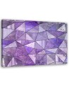 Purple geometric shapes - Printed Canvas prints | FEEBY