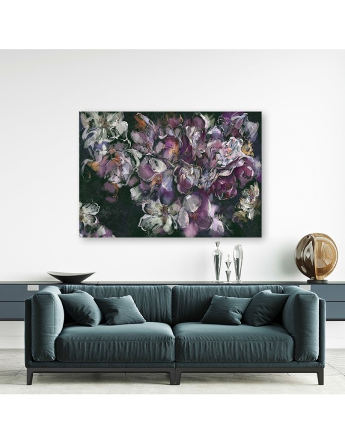 Iris flower - Printed Canvas prints | FEEBY