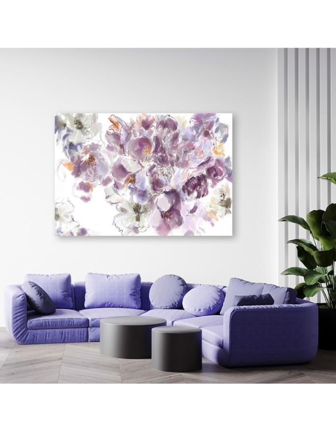 Iris flower - Wall art painting for the bedroom | FEEBY