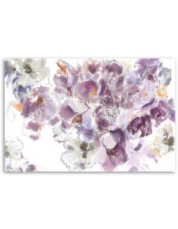 Iris flower - Wall art painting for the bedroom | FEEBY