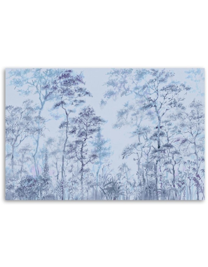 Tall trees landscape - Wall art painting for the bedroom | FEEBY