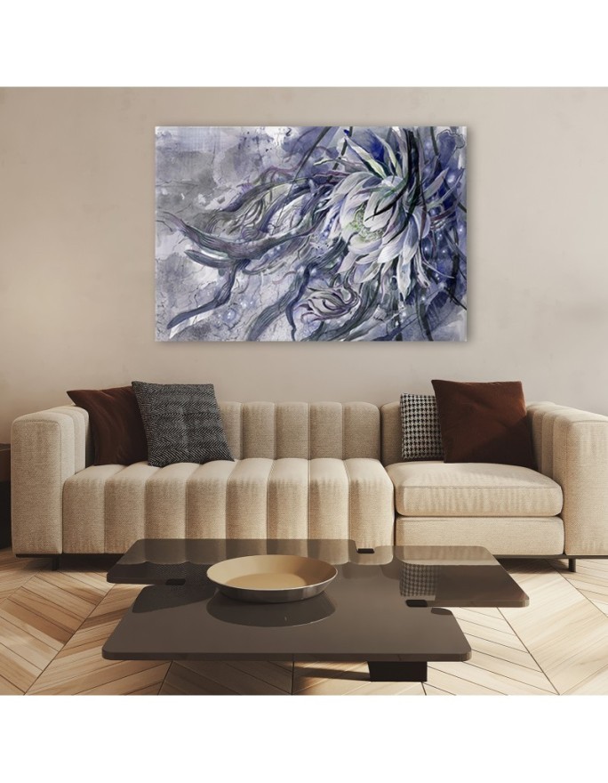 Lotus flower nature - Canvas wall painting | FEEBY