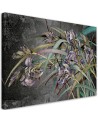 Iris flowers in the wind - Wall art painting canvas | FEEBY