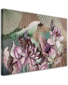 Lotus flower fans - Canvas wall painting | FEEBY
