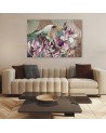 Lotus flower fans - Canvas wall painting | FEEBY